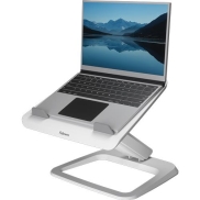 Fellowes Laptop Stand for Desk - Hana LT Laptop Stand for the Home and Office - Adjustable Laptop Stand with 3 Height Adjustments - Max Monitor Size 19", Max Weight 4.5KG - White