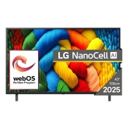 LG NanoCell 43NANO80A3B TV 109.2 cm (43") 4K Ultra HD Smart TV Wi-Fi Black