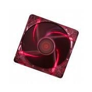 CASE FAN 120MM TRANSP 3PIN+4P/RED 12V XF046 XILENCE