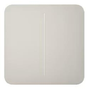 SMART SOLOBUTTON 2GANG/OYSTER 46020 AJAX