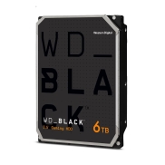 HDD, WESTERN DIGITAL, Black, 6TB, SATA, 128 MB, 7200 rpm, 3,5, WD6004FZWX