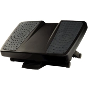 Fellowes Foot Rest Under Desk - Professional Series Ultimate Foot Support Ergonomic Foot Rest with 3 Height Adjustments & Massage Surface - Foot Rest Stool for Office & Home - Black