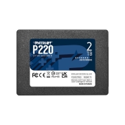 SSD, PATRIOT, P220, 2TB, SATA, Write speed 500 MBytes/sec, Read speed 550 MBytes/sec, 2,5, TBW 960 TB, P220S2TB25