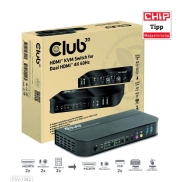 CLUB3D HDMI KVM SWITCH FOR DUAL HDMI 4K 60Hz