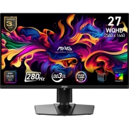 Monitor, MSI, 26.5 , 2560 x 1440 pixels, Wide Quad HD, Native aspect ratio 16:9, QD-OLED, Flat, MAG271QPQD-OLEDX28