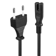 Lindy 30421 power cable Black 2 m CEE7/16 C7 coupler