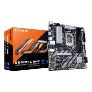 Mainboard, GIGABYTE, Intel B860 Express, LGA1851, Micro-ATX, Memory DDR5, Memory slots 4, 2xPCI-Express 1x, 1xPCI-Express 16x, 2xM.2, 1xHDMI, 1xDisplayPort, 1xAudio-In, 1xAudio-Out, 1xMicrophone, 3xUSB 2.0, 3xUSB 3.2, 1xPS/2, 1xRJ45, B860MD3HP1.0
