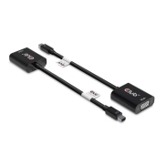 CLUB3D MiniDisplayPort™ to VGA Black Active Adapter M/F
