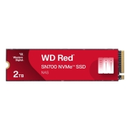 SSD, SANDISK, 2500xTBW rating, MTBF 1750000 h, Read speed 3400 MB/s, Write speed 2900 MB/s, NVMe Yes, PCI Express 3.0, M.2, 2000 GB, POWERED BY SANDISK, Red SN700, WDS200T1R0C
