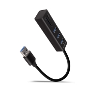 Axagon HMA-CR3A Metal USB 3.2 Gen 1 multi-port hub with three USB ports and card reader