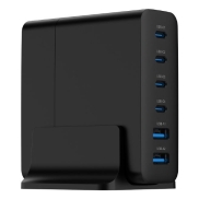 CHARGER USB UNIVERSAL 6P 75W/TA-UC-2A4C-PD75-01-BK GEMBIRD