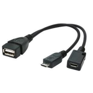 CABLE USB OTG AF +MICRO BF TO/MICRO BM A-OTG-AFBM-04 GEMBIRD