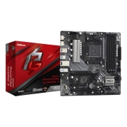 Mainboard, ASROCK, AMD B550, SAM4, MicroATX, 1xPCI-Express 3.0 1x, 1xPCI-Express 3.0 4x, 2xM.2, 1xPCI-Express 4.0 16x, Memory DDR4, Memory slots 4, 1xHDMI, 1xDisplayPort, 2xAudio-In, 1xAudio-Out, 2xUSB 2.0, 4xUSB 3.2, 1xPS/2, 1xRJ45, B550MPHANTOMGAMING4