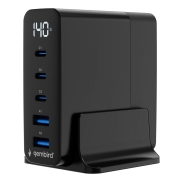 CHARGER USB UNIVERSAL 4P 140W/TA-UC-2A3C-PD140-01-BK GEMBIRD