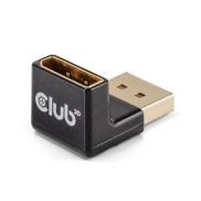 CLUB3D DisplayPort Male to DisplayPort 1.4 Female 90 Degree Angled Adapter 4K120Hz M/F