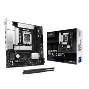 Mainboard, ASROCK, Intel B860, LGA 1851 (Socket V1), micro ATX, RAM DDR5-SDRAM, 2xSlots, Wi-Fi Yes, Bluetooth Yes, 1xNumber of M.2 (M) slots, B860MROCKWIFI