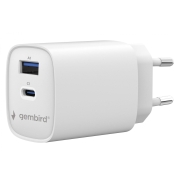 CHARGER USB UNIVERSAL 2P 45W/TA-UC-1A1C-PD45-01-W GEMBIRD