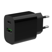 GEMBIRD 2-port 20W USB fast charger bl