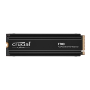 SSD, CRUCIAL, T700, 4TB, M.2, PCIe Gen5, NVMe, TLC, Write speed 11800 MBytes/sec, Read speed 12400 MBytes/sec, TBW 2400 TB, CT4000T700SSD5