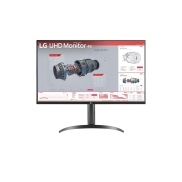 LCD Monitor, LG, 31.5 , 3840 x 2160 pixels, 4K Ultra HD, Flat, 32BR55UK-B