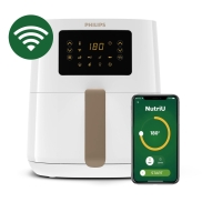 Philips 5000 series HD9255/30 fryer Single 4.1 L Stand-alone 1400 W Hot air fryer Gold, White