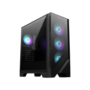 MSI MAG FORGE 321R AIRFLOW computer case Midi Tower Black, Transparent