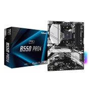 Mainboard, ASROCK, AMD B550, SAM4, ATX, 2xPCI-Express 3.0 1x, 1xPCI-Express 3.0 16x, 2xM.2, 1xPCI-Express 4.0 16x, Memory DDR4, Memory slots 4, 1x15pin D-sub, 1xHDMI, 1xUSB type C, 5xUSB 3.2, 1xPS/2, 1xRJ45, 3xAudio port, B550PRO4