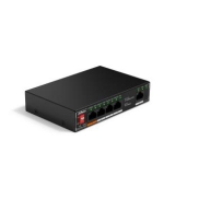 Dahua Technology PoE DH-SF1005 Unmanaged L2 Fast Ethernet (10/100) Power over Ethernet (PoE) Desktop/Wall-Mounting Black