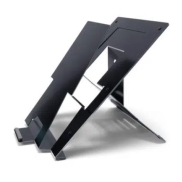 R-Go Tools Laptop stand R-Go Riser Document, ergonomic, foldable and adjustable stand with document holder, black