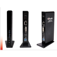 CLUB3D USB Gen1 Type A Dual Display ( HDMI and DVI) DisplayLink™ Docking Station
