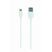 CABLE LIGHTNING TO USB2 2M/WHT CC-USB2-AMLM-2M-W GEMBIRD