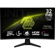 LCD Monitor, MSI, 31.5 , 1920 x 1080 pixels, Full HD, Native aspect ratio 16:9, Curved, MAG32C6X