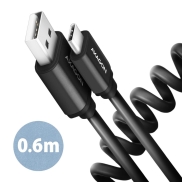Axagon BUCM-AM10TB TWISTER USB-C <> USB-A cable 0.6 m