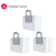 Vacuum Cleaner Accessory, ROBOROCK, Disposable Dust Bag 3pcs, White, For OC0/Q70+/Q70 Max+/OC5/Q75+/Q75 Max+/Q55+/O35/S75 MaxV Ultra/S70 Pro Ultra/S80 Pro Ultra/S85 Pro Ultra/OC0-D/S80+/Q80 Max+/OC5-D/S85+/Q85 Max+/Q55 Pro+/S70 Max Ultra/S75 Max Ultra/Q55