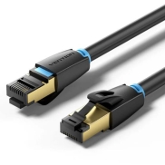 PATCH CABLE CAT.8 SFTP/10M BLACK IKABL VENTION