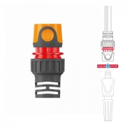 Daewoo DWC2519 water hose fitting Hose connector Plastic Grey, Orange 1 pc(s)