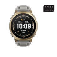 Amazfit T-rex 3 Pro 3.35 cm (1.32") AMOLED 44 mm Digital 466 x 466 pixels Touchscreen Gold Wi-Fi GPS (satellite)