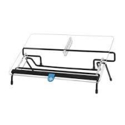 R-Go Tools Document holder R-Go Flex Read, ergonomic, with soft foam wrist rest, transparent acrylic