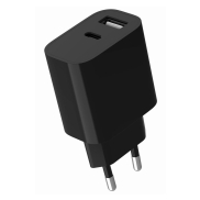 CHARGER USB UNIVERSAL BLACK/2P TA-UC-2AC12-01-BK GEMBIRD