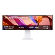 LCD Monitor, LG, 49 , 5120 x 1440 pixels, Dual QHD, Native aspect ratio 32:9, LED, Curved, 49U950A-W