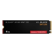 SSD, SANDISK, Read speed 7000 MB/s, Write speed 6700 MB/s, NVMe Yes, PCI Express 4.0, M.2, 4000 GB, POWERED BY SANDISK, Black SN7100, WDS400T4X0E-00CJA0