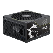 Power Supply, MSI, MAG A1000PLS PCIE5, ATX, PC, 100 - 240 V, 1000 W, MAGA1000PLSPCIE5