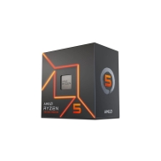 CPU, AMD, Desktop, Ryzen 5, 7600, Raphael AM5, 3800 MHz, Cores 6, 32MB, Socket SAM5, 65 Watts, GPU Radeon, BOX, 100-100001015BOX