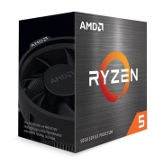 CPU, AMD, Desktop, Ryzen 5, 5600X, Vermeer, 3700 MHz, Cores 6, 32MB, Socket SAM4, 65 Watts, BOX, 100-100000065BOX