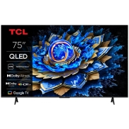 TCL T69C 75T69C TV 190.5 cm (75") 4K Ultra HD Smart TV Wi-Fi Black 350 cd/m²