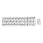 KEYBOARD +MOUSE WRL ENG/WHITE KBS-WMS-01-W GEMBIRD