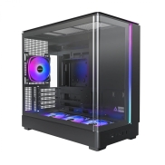 Case, MONTECH, micro ATX/Mini-ITX, Black, Midi Tower, PC, KING 15 PRO, KING15PRO(B)