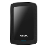 External HDD, ADATA, HV300, 2TB, USB 3.1, Colour Black, AHV300-2TU31-CBK