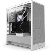Case, NZXT, H5 Flow, MidiTower, Case product features Transparent panel, Not included, ATX, EATX, MicroATX, MiniITX, Colour White, CC-H52FW-01
