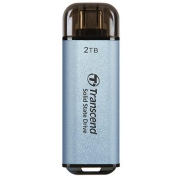 External SSD, TRANSCEND, ESD300, 2TB, USB-C, Write speed 950 MBytes/sec, Read speed 1500 MBytes/sec, TS2TESD300C